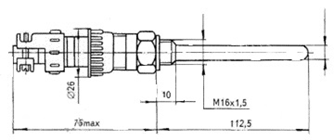 Рис.1. Чертеж  П-1 приемника