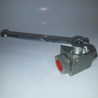 Блочный шаровый кран трехходовой DN20 G3/4 PN400 фото 2