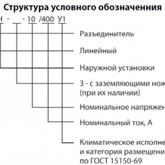 Разъединители переменного тока на напряжение 10 кВ наружной установки типа РЛН фото 2