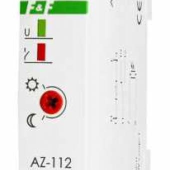 Фотореле AZ-112   230В, 16A, 1Z, IP20   выносной герметич. фотодатчик    монтаж на DIN-рейке 35мм, 1 модуль фото 1