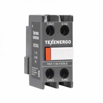 Приставка контактная ПКЛ 11М 04 Б 10А 1НО+1НЗ Теxenergo фото 1