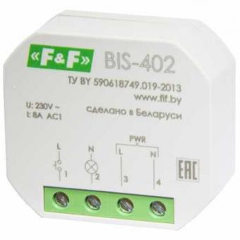 Реле импульсные (бистабильные) BIS-402   230В  10А    для установки в монтажную коробку D 60мм фото 1