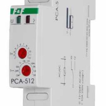 Реле времени PCA-512  230B   8A   IP20   с задержкой выключения   монтаж на DIN-рейке 35мм фото 1